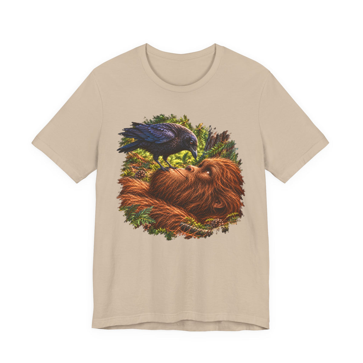 Bigfoot and Crow Tee