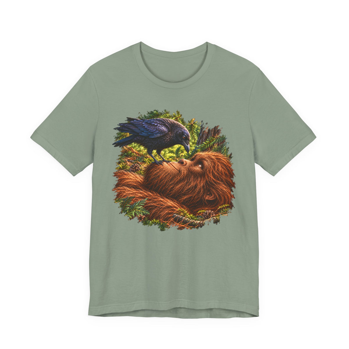 Bigfoot and Crow Tee