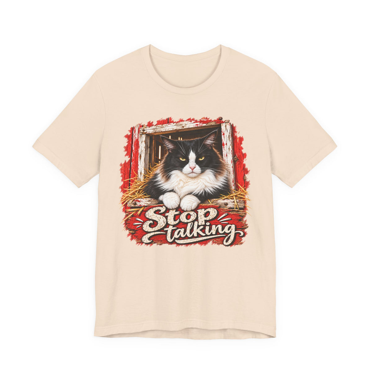 Stop Talking Cat Tee