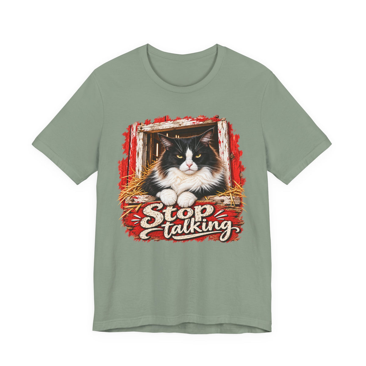 Stop Talking Cat Tee