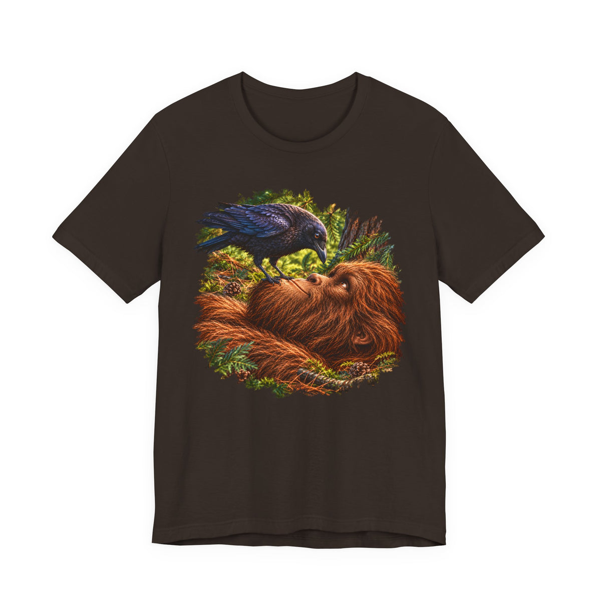 Bigfoot and Crow Tee