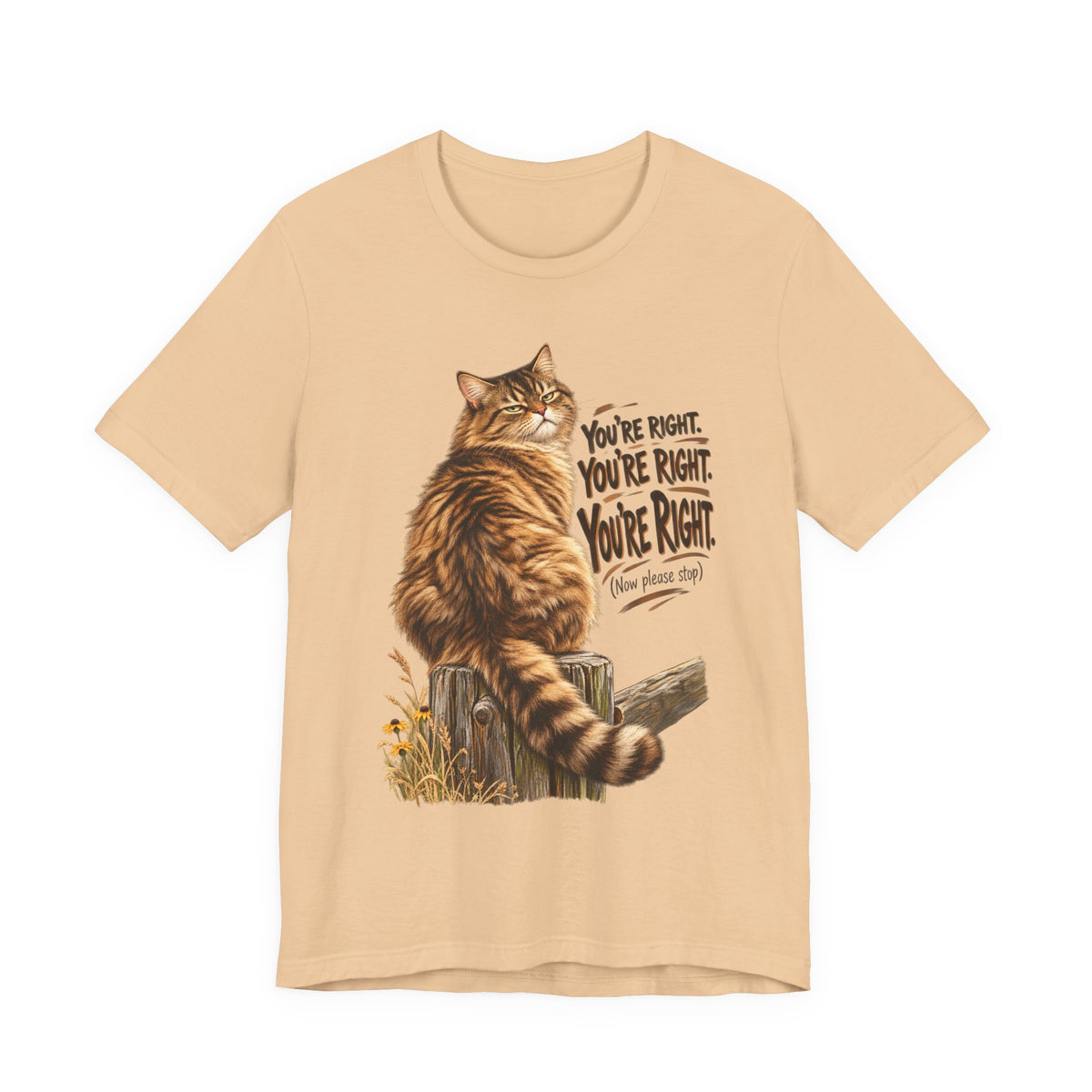 You're Right Light Tee
