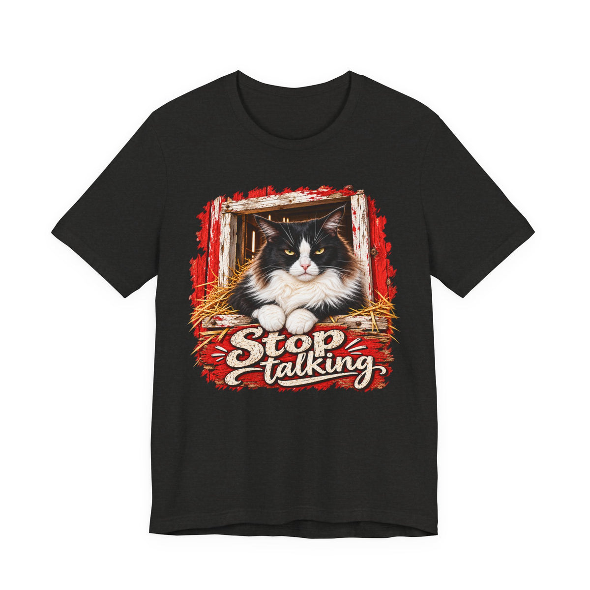 Stop Talking Cat Tee