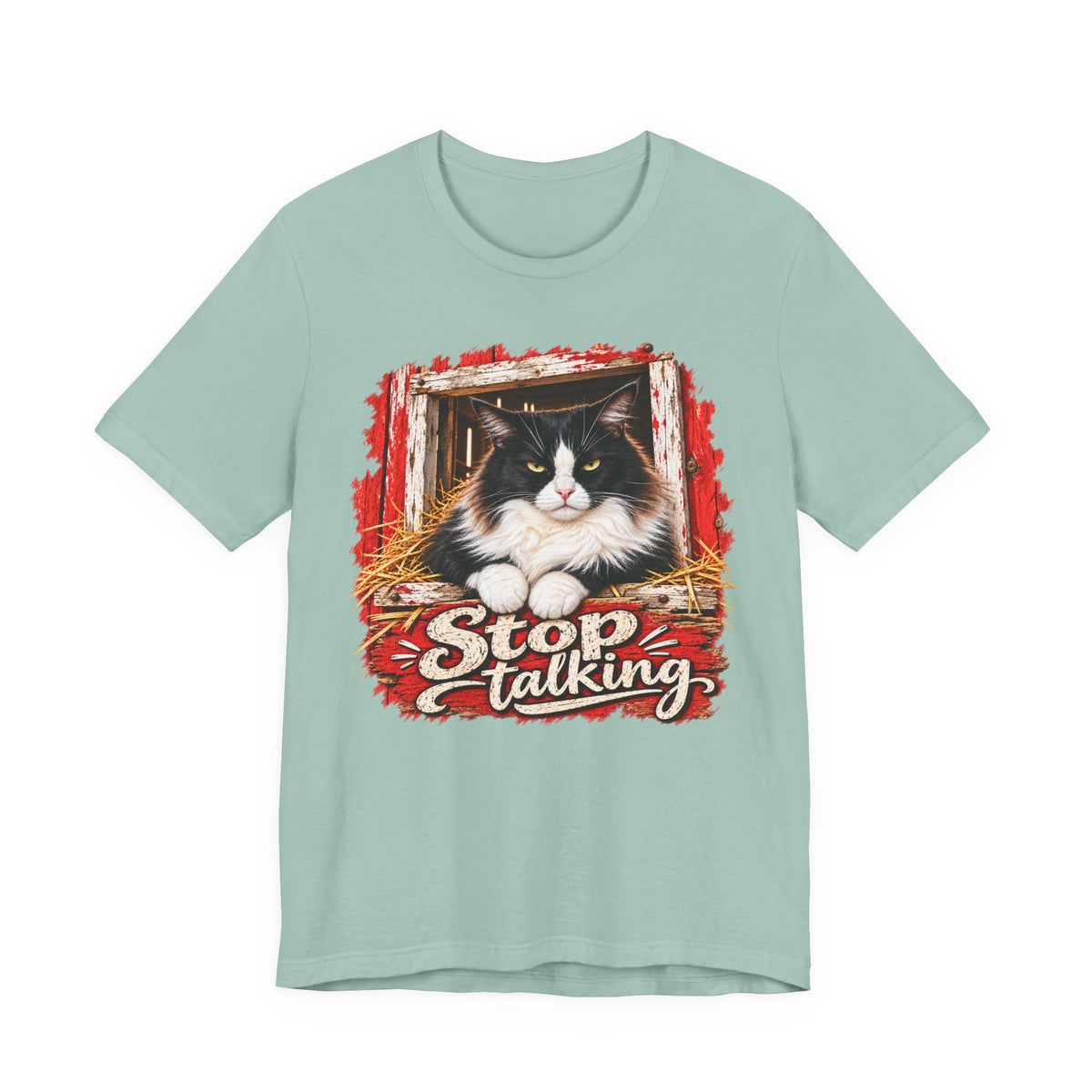 Stop Talking Cat Tee