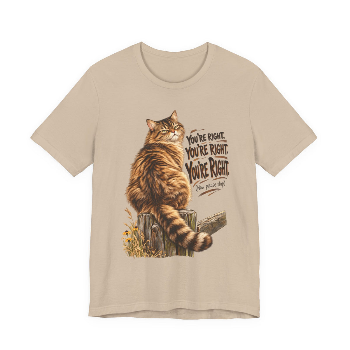 You're Right Light Tee