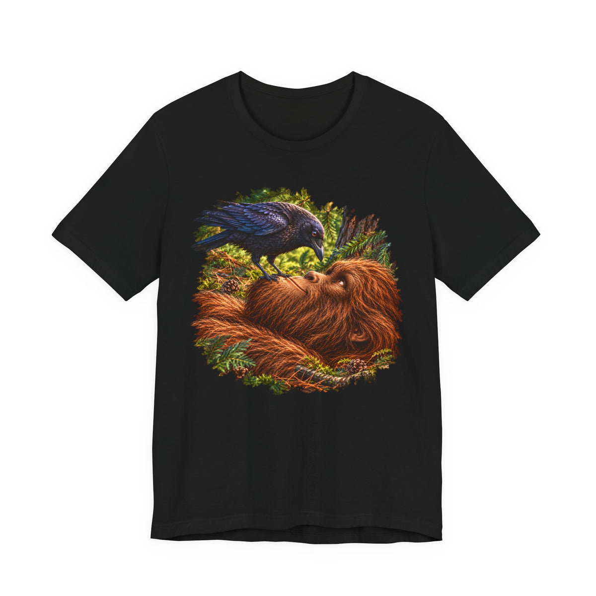 Bigfoot and Crow Tee